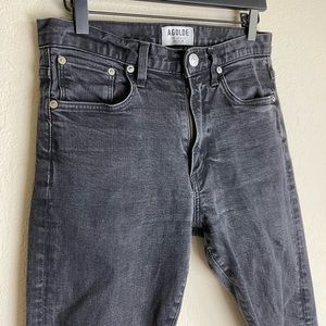 AGOLDE Feeling Good Black High Rise Skinny Jeans 29